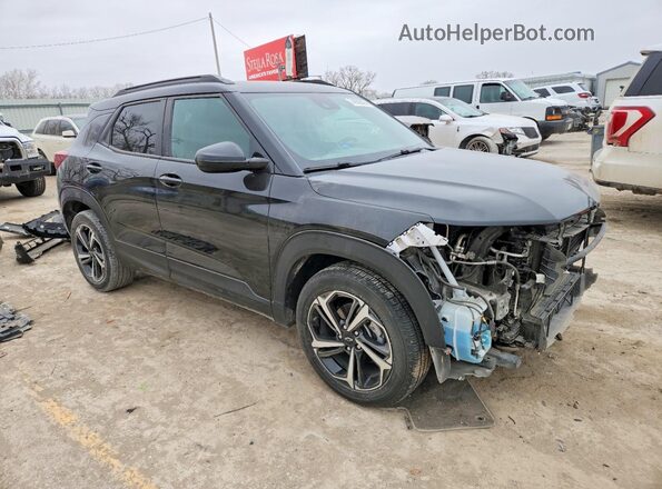 KL79MTSL1NB118166 2022 CHEVROLET TRAILBLAZER Black Front right