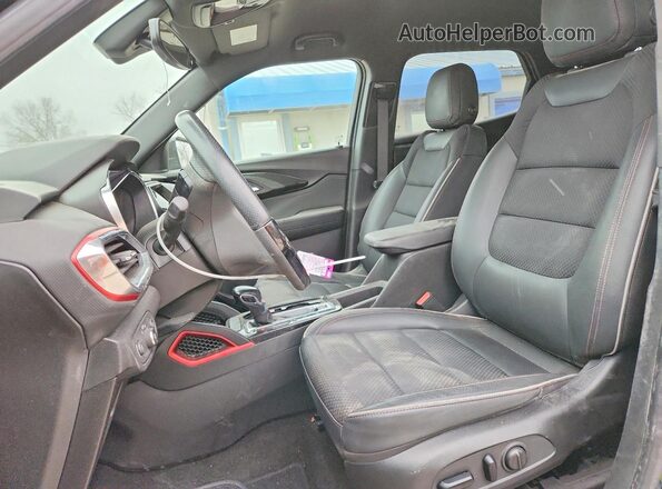 KL79MTSL1NB118166 2022 CHEVROLET TRAILBLAZER Black Front interior view