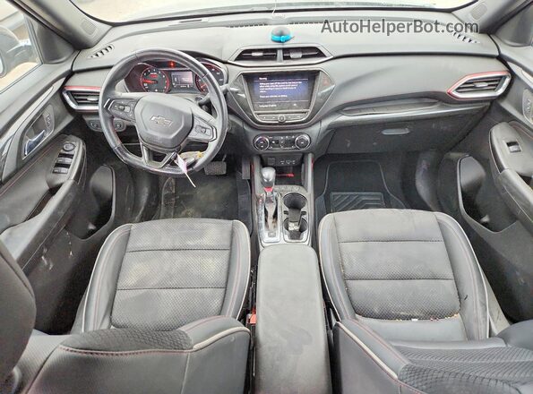 KL79MTSL1NB118166 2022 CHEVROLET TRAILBLAZER Black Dashboard view