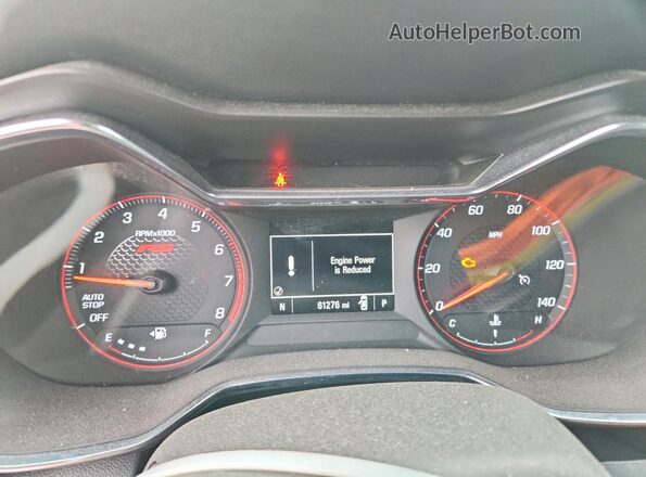 KL79MTSL1NB118166 2022 CHEVROLET TRAILBLAZER Black Instrument cluster view