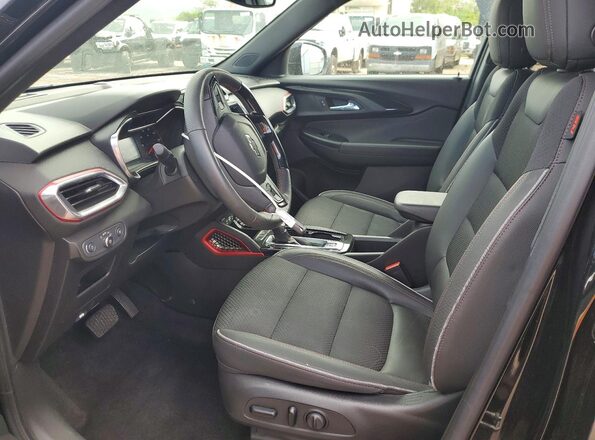 KL79MTSL1PB206833 2023 CHEVROLET TRAILBLAZER Black Вид салону спереду