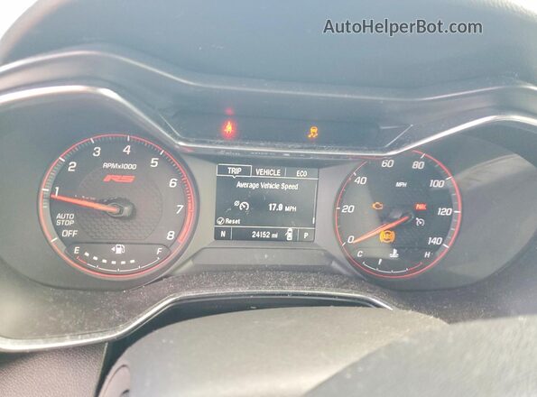 KL79MTSL1PB206833 2023 CHEVROLET TRAILBLAZER Black Вид щитка приладів