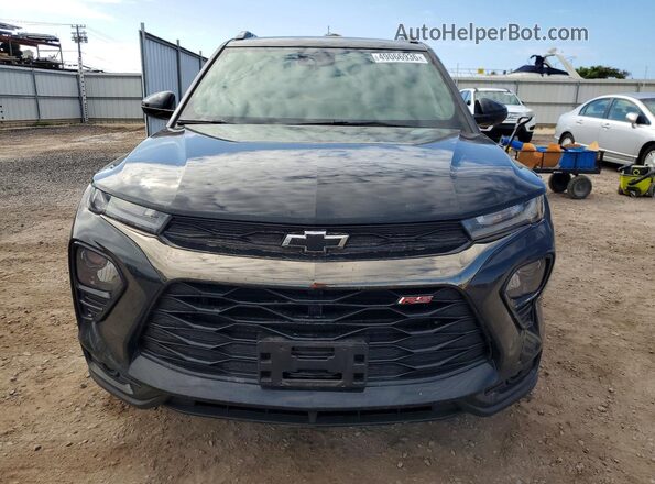 KL79MTSL1PB206833 2023 CHEVROLET TRAILBLAZER Black Вид спереду