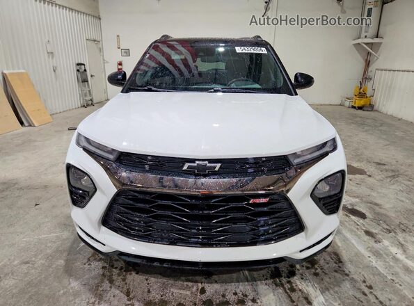 KL79MTSL3NB042286 2022 CHEVROLET TRAILBLAZER White წინა ხედი