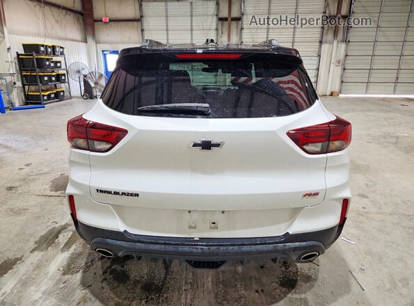 KL79MTSL3NB042286 2022 CHEVROLET TRAILBLAZER White უკანა ხედი