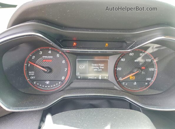KL79MTSL3PB179893 2023 CHEVROLET TRAILBLAZER Серебряный Вид щитка приборов