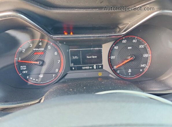 KL79MTSL5NB055766 2022 CHEVROLET TRAILBLAZER Черный Вид щитка приборов