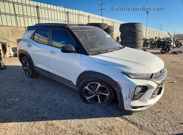 KL79MTSL6MB003867 2021 CHEVROLET TRAILBLAZER White Przód prawy