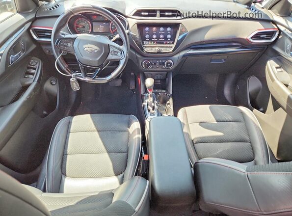 KL79MTSL6MB070226 2021 CHEVROLET TRAILBLAZER White წინა პანელის ხედი