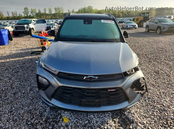 KL79MTSL6MB099788 2021 CHEVROLET TRAILBLAZER Gray Вид спереду