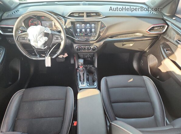 KL79MTSL6MB099788 2021 CHEVROLET TRAILBLAZER Gray Вид панелі приладів