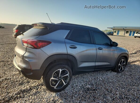 KL79MTSL6MB099788 2021 CHEVROLET TRAILBLAZER Gray Задня права чверть