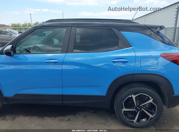 KL79MTSL8PB156710 2023 CHEVROLET TRAILBLAZER Синий Панорамный вид салона 360°