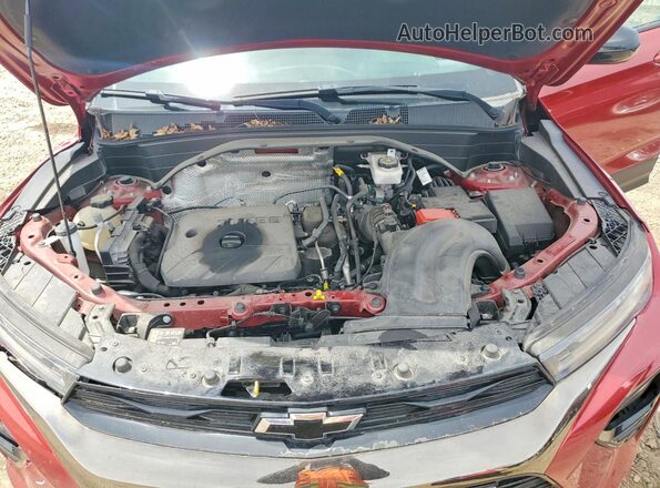 KL79MTSL9MB141841 2021 CHEVROLET TRAILBLAZER Red ძრავის განყოფილების ხედი