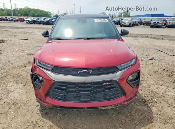 KL79MTSL9MB141841 2021 CHEVROLET TRAILBLAZER Red წინა ხედი