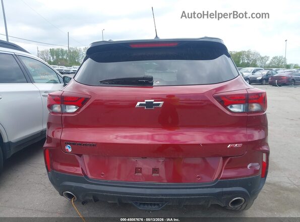KL79MTSLXNB007907 2022 CHEVROLET TRAILBLAZER Red 