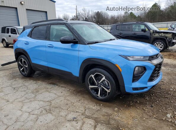 KL79MTSLXPB127919 2023 CHEVROLET TRAILBLAZER Blue Przód prawy
