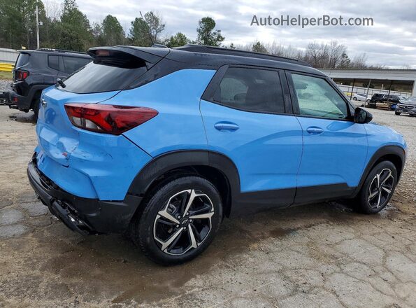 KL79MTSLXPB127919 2023 CHEVROLET TRAILBLAZER Blue Tył prawy