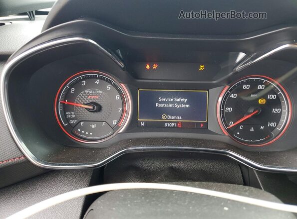 KL79MTSLXPB127919 2023 CHEVROLET TRAILBLAZER Blue Widok zestawu wskaźników