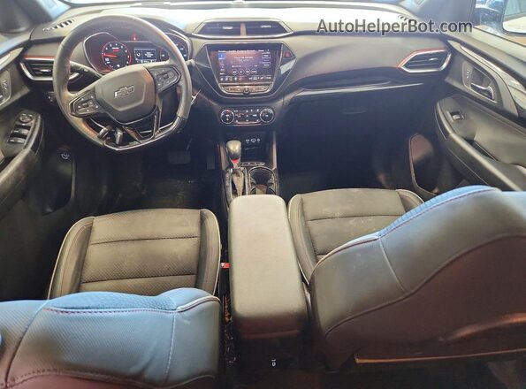 KL79MUSL0NB098000 2022 CHEVROLET TRAILBLAZER White Vista del salpicadero