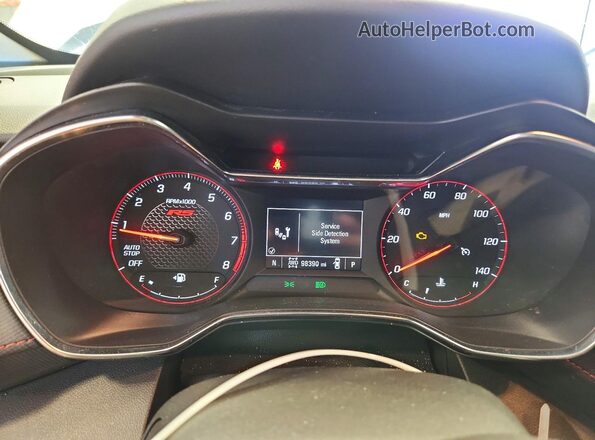 KL79MUSL0NB098000 2022 CHEVROLET TRAILBLAZER White Vista del cuadro de instrumentos