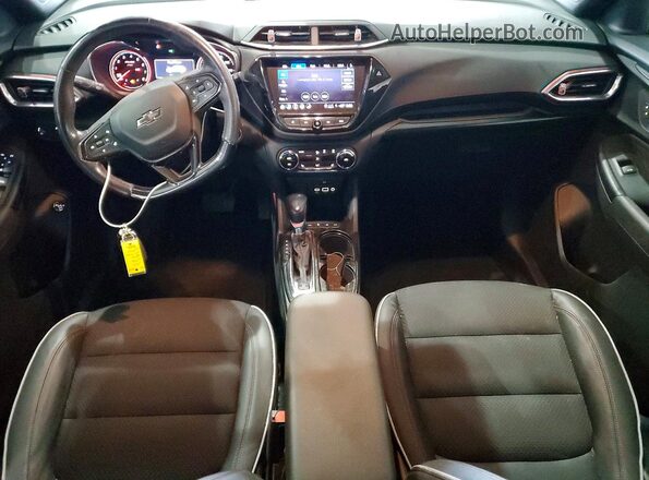 KL79MUSL2NB139095 2022 CHEVROLET TRAILBLAZER Black წინა პანელის ხედი