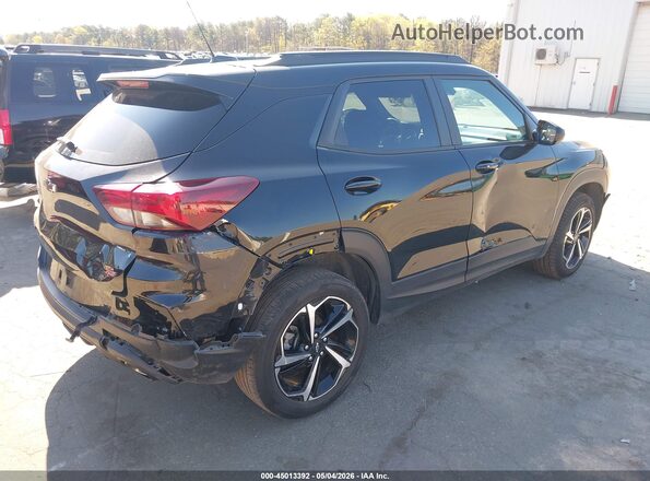 KL79MUSL3NB043668 2022 CHEVROLET TRAILBLAZER Черный Задняя правая четверть