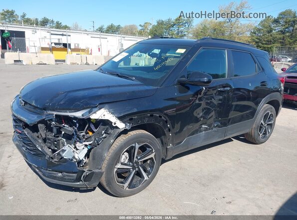 KL79MUSL3NB043668 2022 CHEVROLET TRAILBLAZER Черный Вид спереди