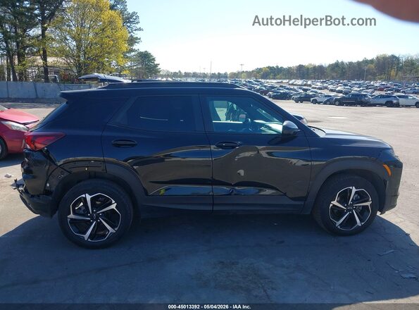 KL79MUSL3NB043668 2022 CHEVROLET TRAILBLAZER Черный Вид задней части салона