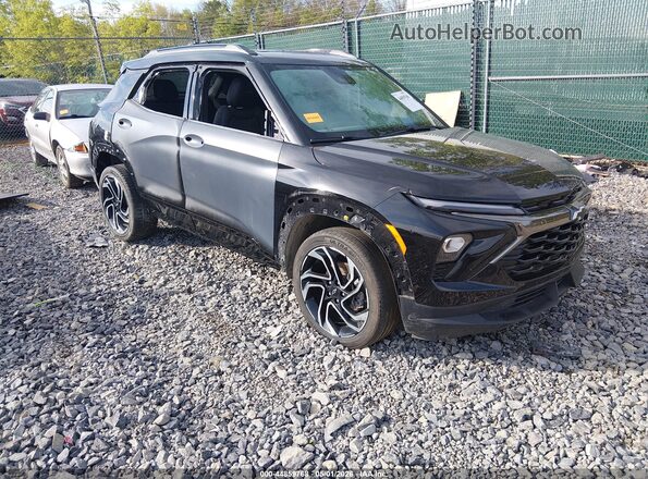 KL79MUSL3RB114325 2024 CHEVROLET TRAILBLAZER Черный Передняя правая четверть