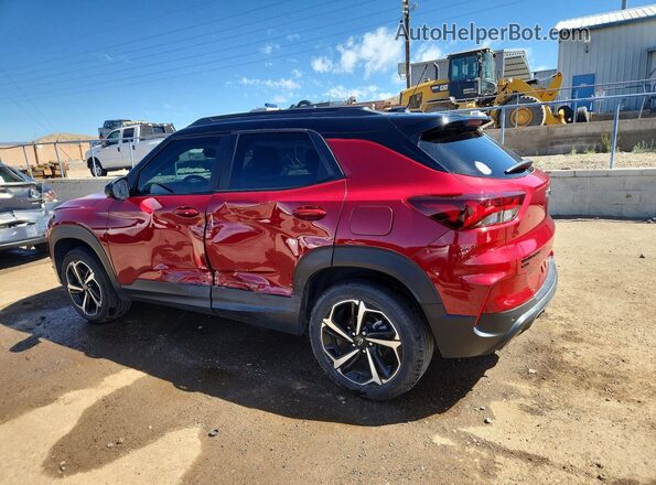 KL79MUSL5MB144161 2021 CHEVROLET TRAILBLAZER Red უკანა მარცხენა