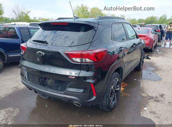 KL79MUSL8NB085561 2022 CHEVROLET TRAILBLAZER Черный Задняя правая четверть
