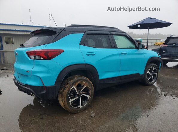 KL79MUSL9NB055825 2022 CHEVROLET TRAILBLAZER Blue Tył prawy