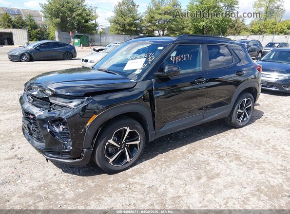 KL79MUSL9PB066794 2023 CHEVROLET TRAILBLAZER Черный Передняя левая четверть