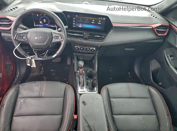 KL79MUSL9SB097343 2025 CHEVROLET TRAILBLAZER Красный Вид панели приборов