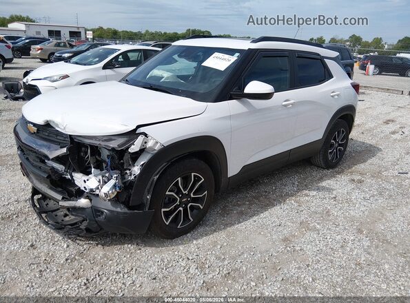 KL79MVSL6MB028408 2021 CHEVROLET TRAILBLAZER Белый Передняя левая четверть