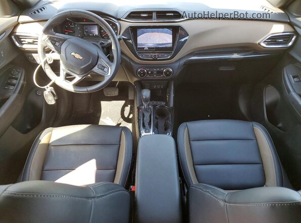 KL79MVSL6MB093307 2021 CHEVROLET TRAILBLAZER Black წინა პანელის ხედი