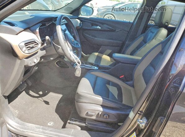 KL79MVSL6MB093307 2021 CHEVROLET TRAILBLAZER Black წინა სალონის ხედი
