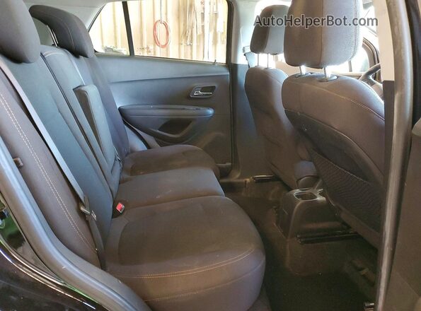 KL7CJKSB2LB022835 2020 CHEVROLET TRAX Black Widok wnętrza z tyłu