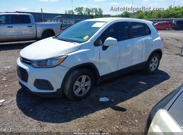 KL7CJKSB9LB055752 2020 CHEVROLET TRAX Белый Передняя левая четверть