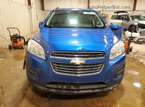 KL7CJLSB0GB757194 2016 CHEVROLET TRAX Синий Вид спереди