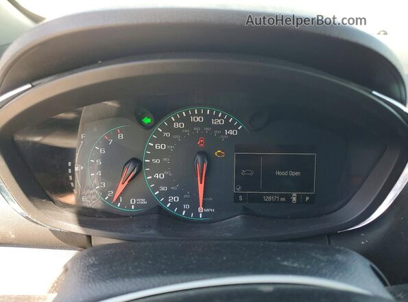 KL7CJLSB2HB182128 2017 CHEVROLET TRAX Серебряный Вид щитка приборов