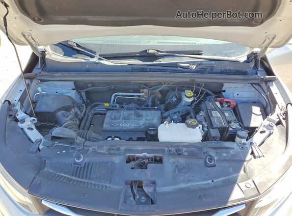 KL7CJLSB2HB182128 2017 CHEVROLET TRAX Серебряный Вид подкапотного пространства