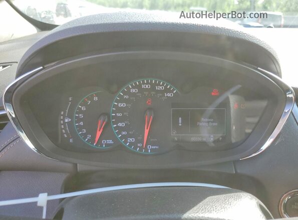 KL7CJLSB2JB683347 2018 CHEVROLET TRAX Silver Widok zestawu wskaźników