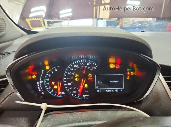KL7CJLSB2MB311348 2021 CHEVROLET TRAX Black Widok zestawu wskaźników