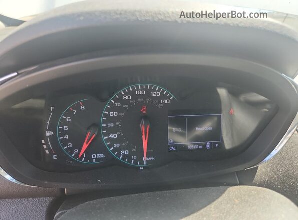 KL7CJLSB3LB316105 2020 CHEVROLET TRAX Белый Вид щитка приборов