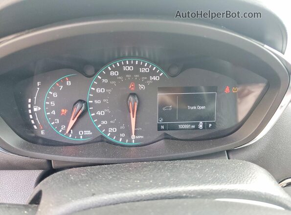 KL7CJLSB6LB353181 2020 CHEVROLET TRAX Коричневый Вид щитка приборов
