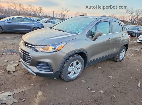 KL7CJLSB6LB353987 2020 CHEVROLET TRAX Желто-коричневый Передняя левая четверть