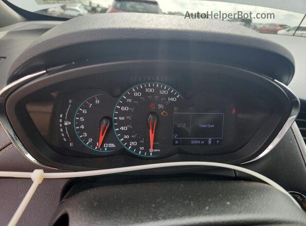 KL7CJLSB8KB848447 2019 CHEVROLET TRAX White Instrument cluster view
