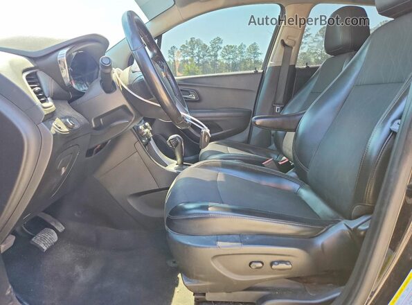 KL7CJLSB8LB005804 2020 CHEVROLET TRAX Black Widok wnętrza z przodu